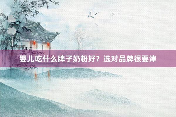 婴儿吃什么牌子奶粉好？选对品牌很要津